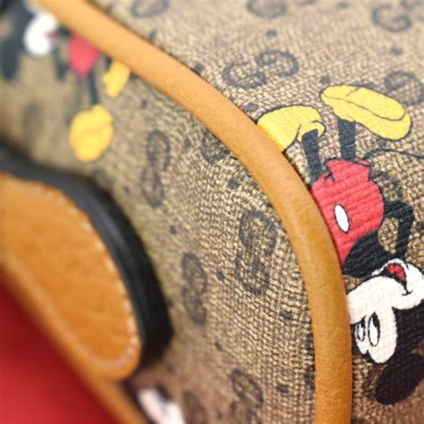 gucci 602536|GUCCI x Disney Mickey Mouse GG Supreme Coated Canvas .